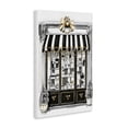 thumbnail image 2 of Stupell Industries Art Deco Striped Paris Shop Facade Canvas Art, 16 x 24, by Petals Prints Design, 2 of 8