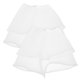 thumbnail image 3 of 2 puños de encaje plisados para mujer, con mangas falsas desmontables para camisa, para boda, novia, fiesta de graduación, color blanco, 3 of 8