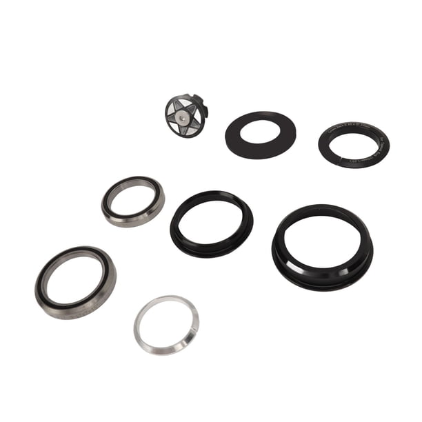 Juego De Cuencos Para Horquilla Delantera De Bicicleta, Tuerca De Estrella Para Auriculares De Bicicleta, Ajuste Perfecto Anodizado Para Horquilla Cónica De 1,25 Pulgadas