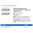 thumbnail image 2 of Intake and Exhaust Valve Kit - Compatible with 2001 - 2006 Mazda Tribute 3.0L V6 2002 2003 2004 2005, 2 of 2