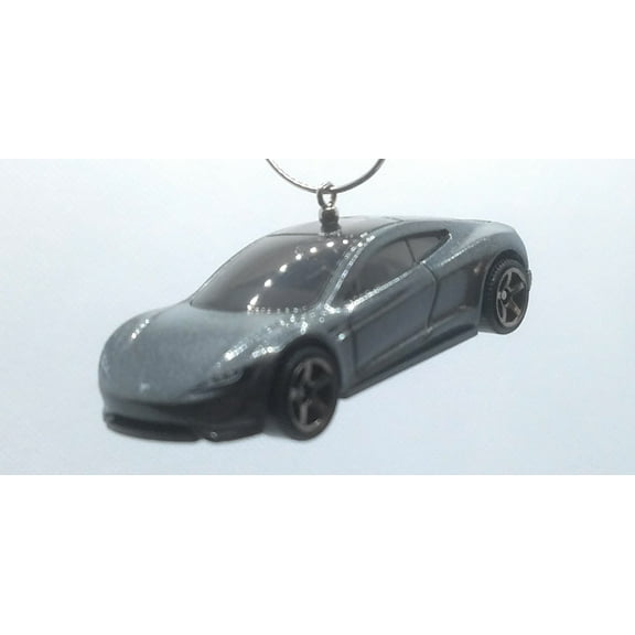Christmas Ornament for Tesla Roadster Grey