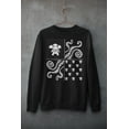 thumbnail image 5 of Old Glory Mens Cthulhu Lovecraft Dimensions Ugly Christmas Sweater Long Sleeve Sweatshirt, 5 of 6