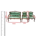thumbnail image 4 of 3x Sillones en Miniatura Perfecl 1:12 Muebles para Casa de Muñecas, 4 of 5