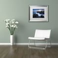 thumbnail image 3 of Trademark Fine Art "Ploumanac'h Between Night and Day" Canvas Art by Mathieu Rivrin, White Matte, Silver Frame, 3 of 3