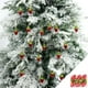 thumbnail image 2 of Decoración para árbol de Navidad con diseño de fresas extraterrestres pintadas, colgantes navideños, accesorios, regalos de Navidad, 6 unidades, 2 of 7
