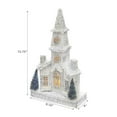thumbnail image 2 of Église Couverte De Neige Dirigée Par Noël 15.75, 2 of 3