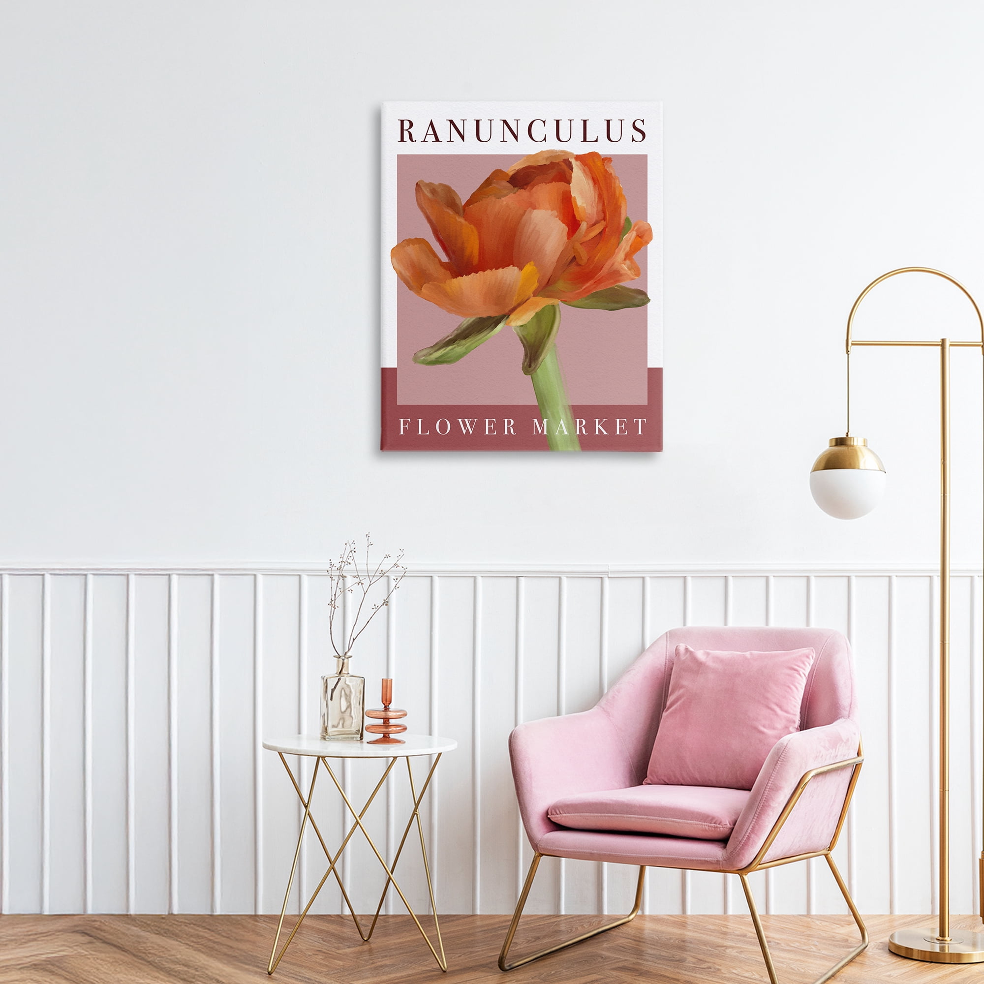 Stupell Industries Ranunculus Flower Market Canvas Wall Art, design by Jennifer Stith
