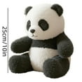 thumbnail image 3 of Fwttom Stuffed Animals, Cute and Large Black White Panda Plushies for Kids, Soothing Hugging Friend for Stress Relief Good Sleep, Playroom Decor and Holiday Birthday Gifts, 3 of 7