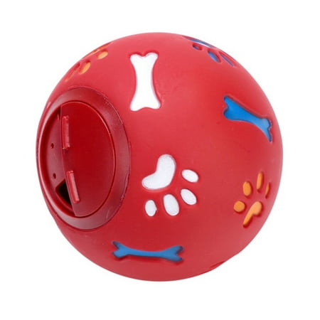 Pet Dog Puzzle Toy Fun Tough-Treat Ball Mental Food Dispenser Interactive