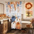 thumbnail image 4 of Shower Curtains for Bathroom-72"x72",Fall Pumpkin Maple Leaf Waterproof Bath Curtain Grommet Shower Curtain Set with Hooks, 4 of 9