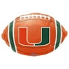 Anagram 75045 18 in. University of Miami Football Balloon
