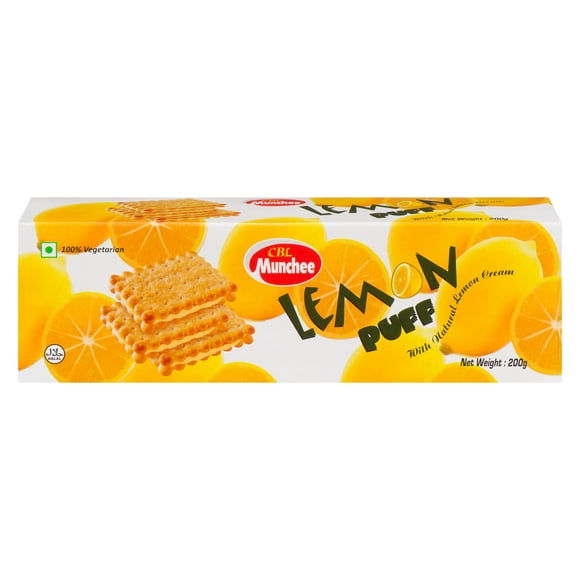 Grace Kennedy Munchyee Biscuits Lemon Puff, 200 g