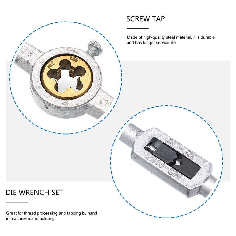 HAKIDZEL Tap Wrench Alloy Steel 1 Set 9.31x4.17x0.83 In - Walmart.com