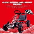thumbnail image 3 of Go Kart Costway Racing para Niños Coche de Pedal Rojo 99 x 59 x 61 cm, 3 of 7