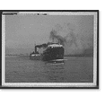 thumbnail image 2 of Historic Framed Print, [U.S. marine postal service, Detroit River, approaching freighter], 17-7/8" x 21-7/8", 2 of 9