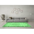 thumbnail image 3 of Ahgly Company Indoor Square Persian Emerald Green Traditional Area Rugs, 5' Square, 3 of 4
