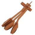 thumbnail image 1 of LYUMO Gant de Tir à l'Arc, Gant à Trois Doigts, Gant de Protection à Arc Recourbé à Trois Doigts Traditionnel avec Arc, Équipement de Protection, 1 of 8