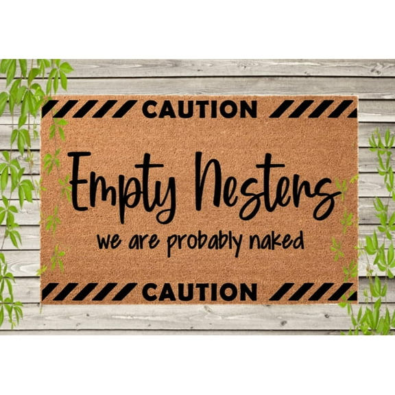 Empty Nester Mats for Front Door Entry Front Porch Doormat Non-Slip Carpet Rugs Floor Mat Decorative for Home Bathroom Kitchen Indoor 16x24 Inch