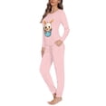thumbnail image 2 of FOR U DESIGNS Easter Carrot Bunny Pajamas Sets for Women 2 Piece Sleepwear Long Pants and Tops Size XL Nightwear Set Long Sleeve with Pockets for Women Jogger Pjs, 2 of 6