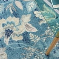 thumbnail image 6 of Nourison Tranquil Floral Turquoise 5'3" x 7'3" Area Rug, (5x7), 6 of 8
