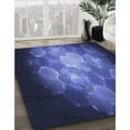 thumbnail image 2 of Ahgly Company Indoor Rectangle Patterned Light Slate Blue Area Rugs, 5' x 7', 2 of 6