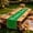 273#Green, variant on Happy Birthday Table Runner, Multi Color Cloth Fabric, Reusable Colorfast Feature, All Purpose Party Ornament, Dining Table Cover for Kitchen Home Independence Day Gathering and Festival Decoration