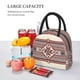 thumbnail image 5 of Balery Fashion Tatreez Bolsa de Almuerzo para Mujeres, Caja de Almuerzo, Bolsa de Almuerzo Pequeña Impermeable, Tote de Almuerzo Reutilizable con Gran Capacidad, 5 of 6