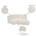 thumbnail image 2 of Meridian Furniture Arc Cream Boucle Fabric Modular Sectional, 2 of 8