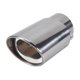 thumbnail image 3 of Punta de Escape Coche Acero Inoxidable, 2,1 una 1,5 Pulgadas, Tubo Universal para Coche, ModificacióN Garganta Trasera (Plata), 3 of 5