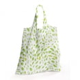 thumbnail image 2 of Leaf Reusable Grocery Bag, Various Types of Green Fresh Leaves Illustration with Garden Summer Season Graphic Design, Printed Fabric Grocery Bag Practical and Simple Everyday Use, Green, by Ambesonne, 2 of 4
