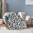 thumbnail image 3 of Snow Camouflage Texture Blanket, Fluffy Soft Cozy Blanket Flannel Plush Microfiber Couch Throw, Bedding, 40"x30", 3 of 7