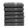 thumbnail image 3 of Authentic Hotel and Spa Authentic Hotel Spa Turkish Cotton Washcloth (Set of 6) Navy Blue, 3 of 5