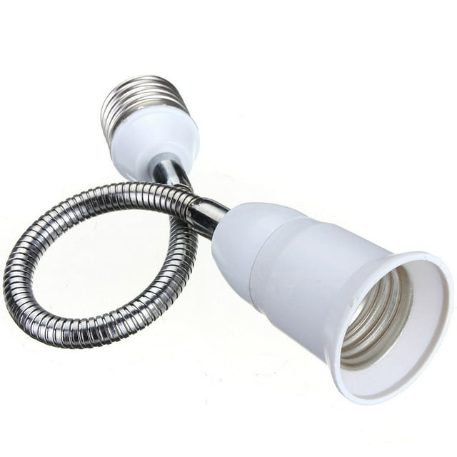 Lámpara E27 Bombilla de luz LED PortaEnchufe adaptador de extensión flexible (40 cm) JShteea Para estrenar