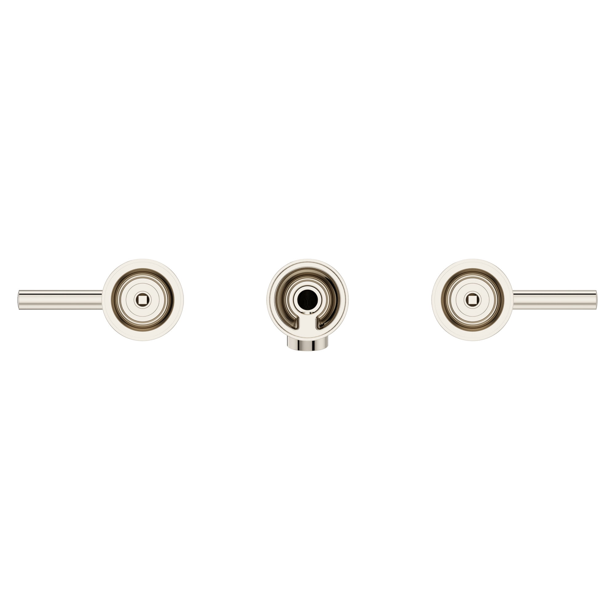 Pfister LG49-TNT2D Tenet 1.2 GPM Wall Mounted Widespread Bathroom Faucet - Nickel