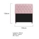 thumbnail image 3 of Cabecera Lady king size - Rosa claro WEIK Lady, 3 of 3