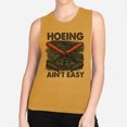 thumbnail image 2 of Hoeing Ain't Easy Women's Muscle Tank X-Large Antique Gold, 2 of 5