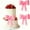 Pink, variant on Cake Bows - 2 Pack Fondant Bow Cake Toppers, Wedding Cake Decorations, Party Cake Decor(Pink)