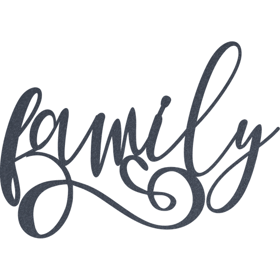 Family - Metal Wall Art
