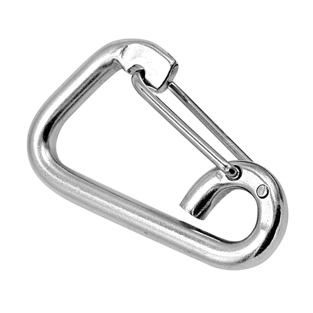 10pcs Carabiner Spring Snap Hook Clip M10 x 100mm 304 Stainless Steel 
