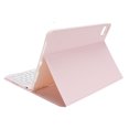 thumbnail image 1 of Keyboard Case for Air 11 Inch 2025 2024, Slim Tablet Cover with 7 Color Backlit Detachable Keyboard and Pencil Holder, Adjustable Stand, Type C Charging, 1 of 7