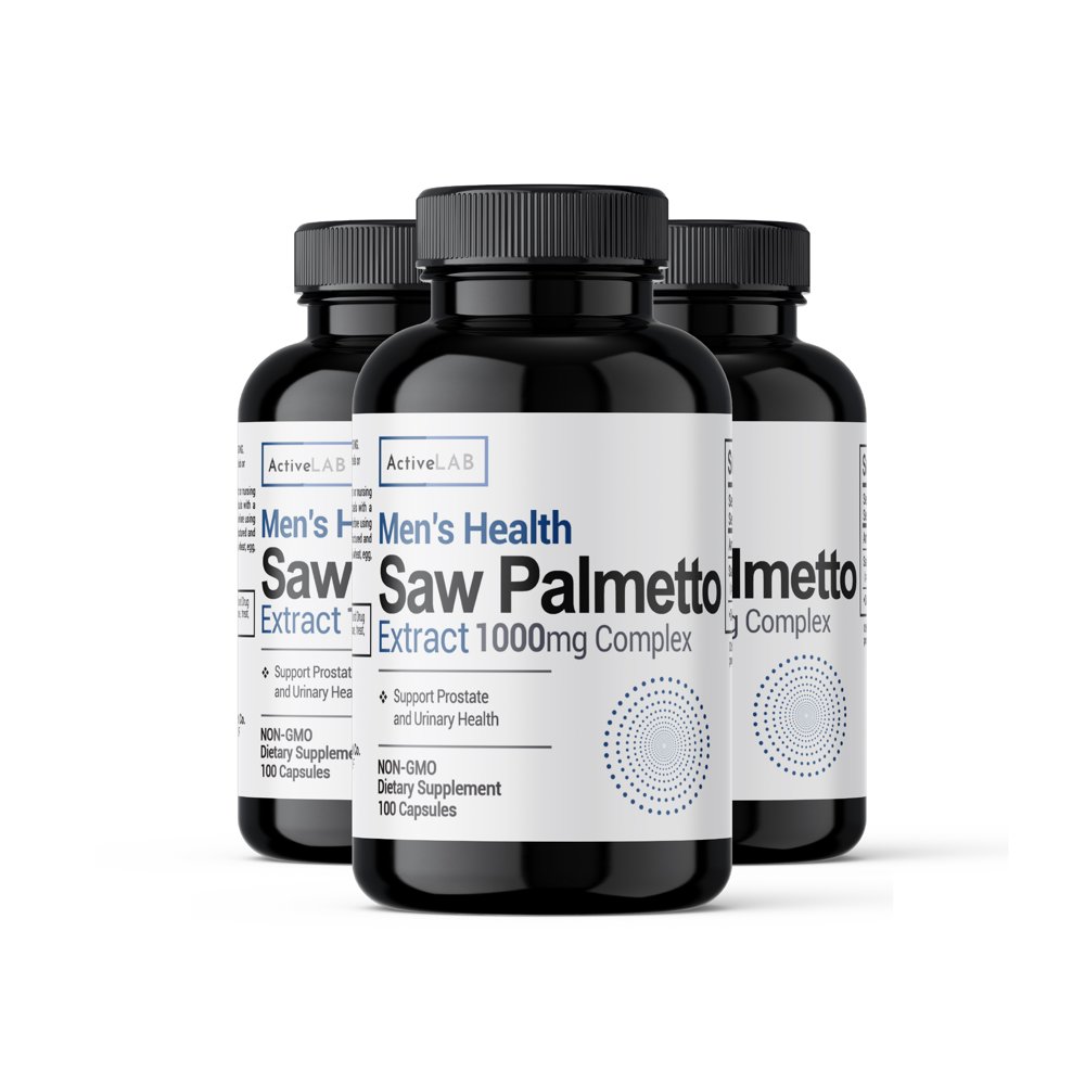 Saw Palmetto Extract 1000mg 100 Capsules Prostate Supplement for