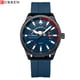 thumbnail image 1 of Reloj Curren 8421 para hombre gris con pulsera de silicona, 1 of 8