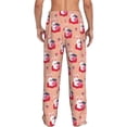 thumbnail image 6 of Cauagu Bunny And Strawberry Mens Pajama Pants Sleep & Lounge Pants,PJ Bottoms with Pockets-XX-Large, 6 of 7