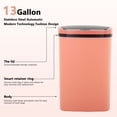 thumbnail image 7 of YRLLENSDAN,Kitchen Trash Cans 13 Gallon,Kitchen Garbage Can with Lid,Automatic Trash Cans Touchless,Simple Human Trash Can,PINK,2 Pack, 7 of 7