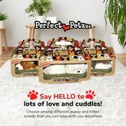 Perfect Petzzz Original Petzzz Maltese, Realistic, Life-Like Stuffed Interactive Plush Toy, Electronic Pets, Companion Pet Dog with 100% Handcrafted Synthetic Fur