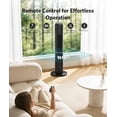 thumbnail image 2 of WAA 7m/s Max Speed 37" Tower Fan,39dB Quiet 6-Speed Oscillating Floor Fan with 12H Timer,Detachable & Washable for Bedroom,Living Room & Home Office, 2 of 7