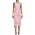 thumbnail image 3 of Secret Treasures Women's and Women's Plus Sleep Knit Sleeveless Midi Lounger Dress, 3 of 5
