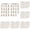 A*5, variant on 30-Day Seated Chair Workout Plan Wall Chart, Version AA | Thick Acid-Free High-Density Ink-Proof Office & Craft Paper