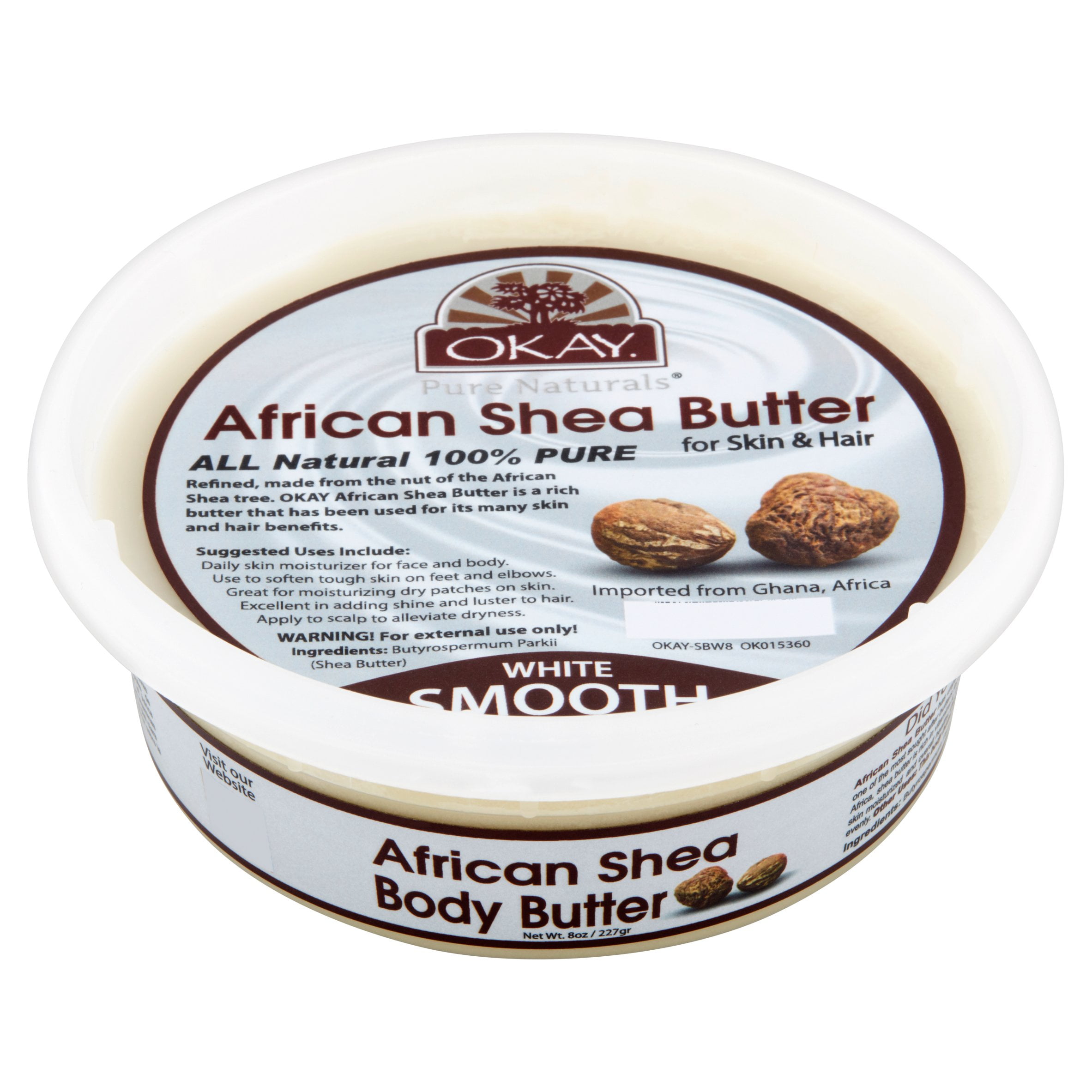 white Raw African Shea Butter