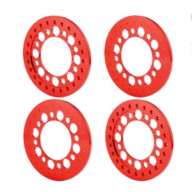 ZheElen CNC 3D Process Wheel Rim Outer Ring For 1/6 SCX6 Crawler Quality Solid Brass TYPE2